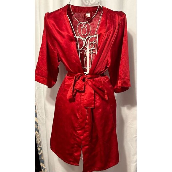 BEAUTIFUL WOMEN ESMARA LINGERIE SIZE SMALL ROSE PRINTED ROBE/LINGERIE - Picture 1 of 8